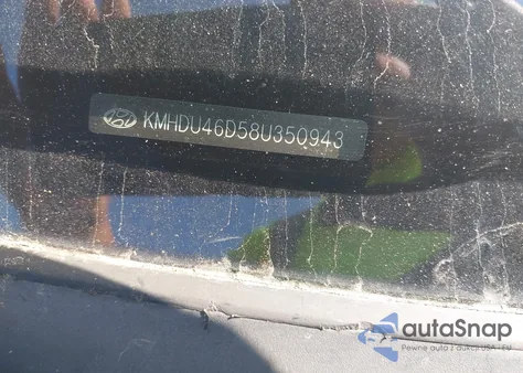 2008 Hyundai Elantra Gls/Se из США, поврежденный, VIN KMHDU46D58U350943